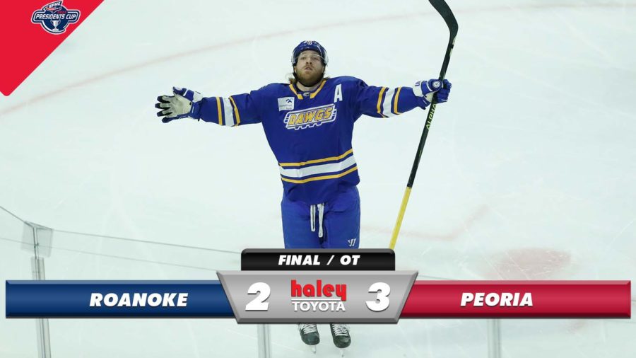 DAWGS RUN ENDS IN 3-2 OT LOSS IN GAME FOUR TO PEORIA