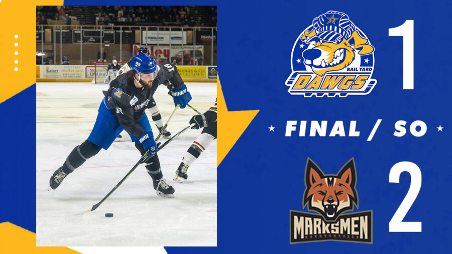 DAWGS STALLED BY MARKSMEN 2-1 IN SHOOTOUT LOSS