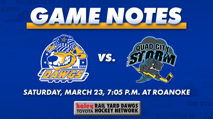 GAME 52: DAWGS VS. STORM NOTES, STATS, BROADCAST INFO